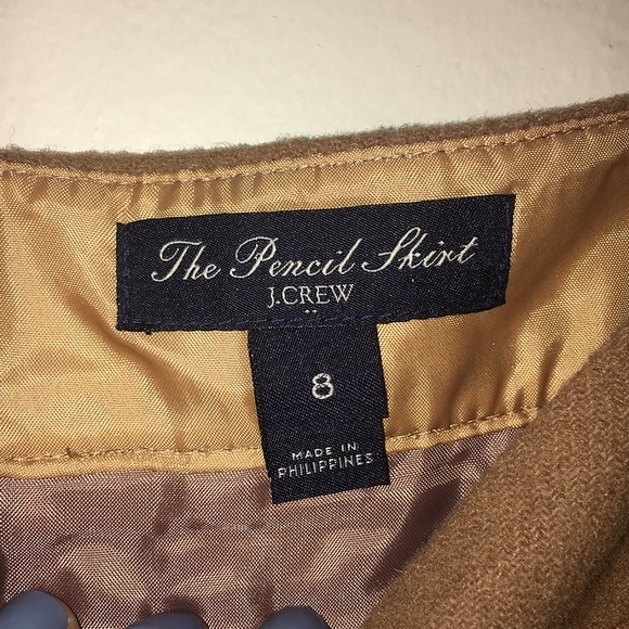 J. Crew Wool Pencil Skirt - Picture 3 of 4